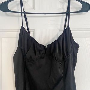 Black silk Forever 21 dress